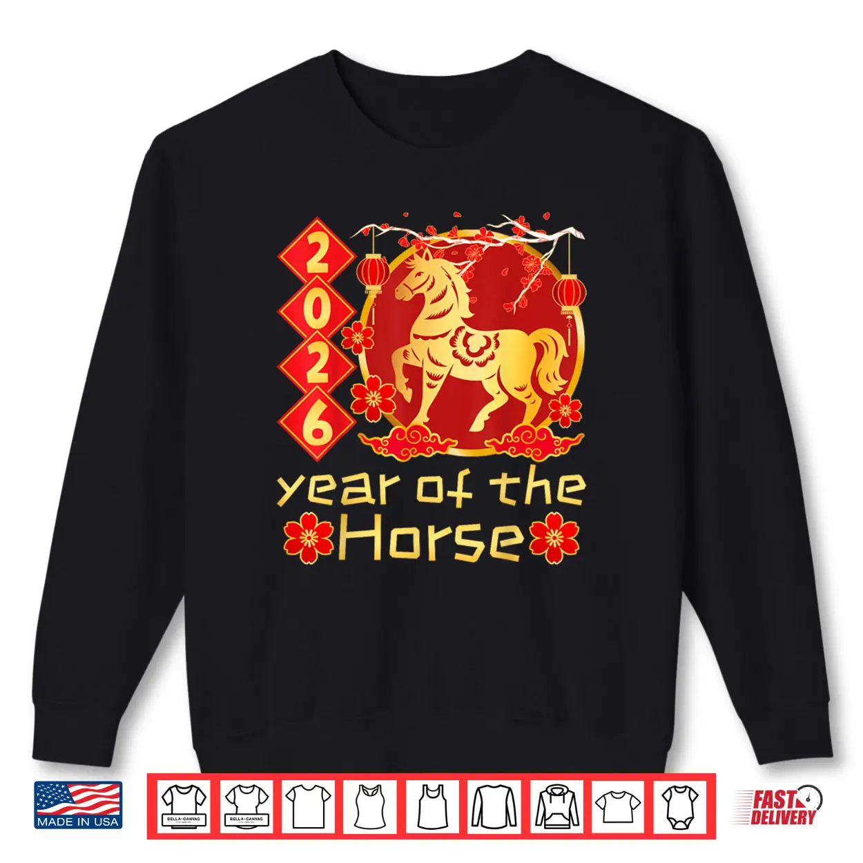 Year of The Horse Lunar Chinese New Year 2026 Shirt Year of The Horse Lunar Chinese New Year 2026 Shirt