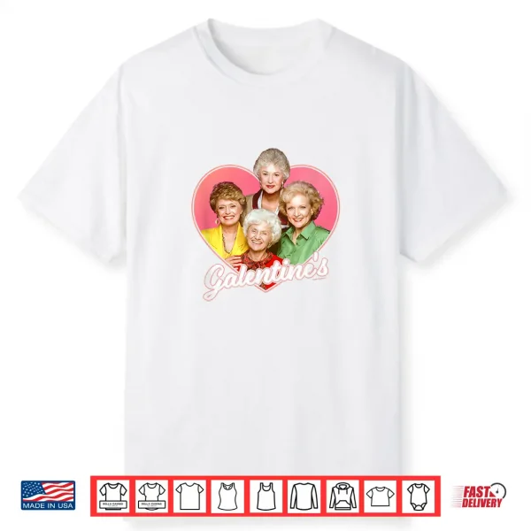 The Golden Girls Valentine’s Day Galentine’s Heart Shape Shirt