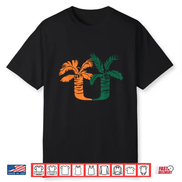 Vintage Classic 90s Miami Palm Trees UM Shirt 1