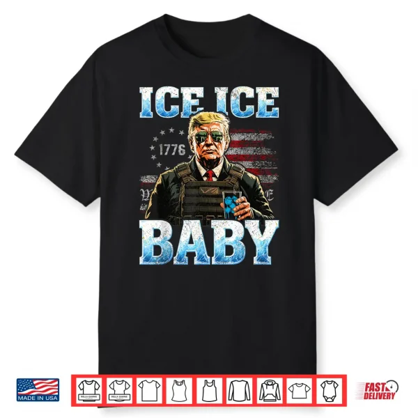 Vintage Ice Baby Funny Trump Shirt