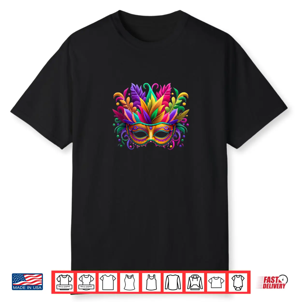 Voodoo NOLA by Scarebaby MARDI GRAS Shirt Voodoo NOLA by Scarebaby MARDI GRAS Shirt