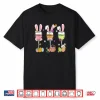 Wine Glasses Bunny Drink Drinking Easter Day Shirt