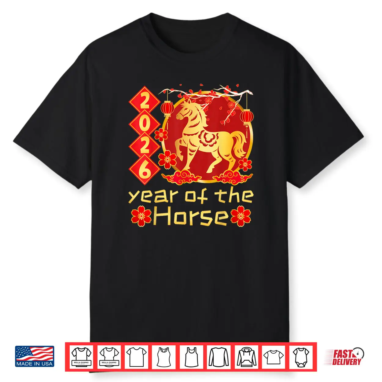 Year of The Horse Lunar Chinese New Year 2026 Shirt Year of The Horse Lunar Chinese New Year 2026 Shirt