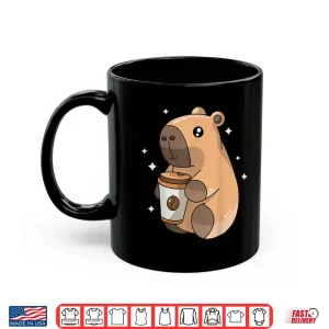 Capybara Barista Coffee Lover Capy Pet Owner Caffe Shirt