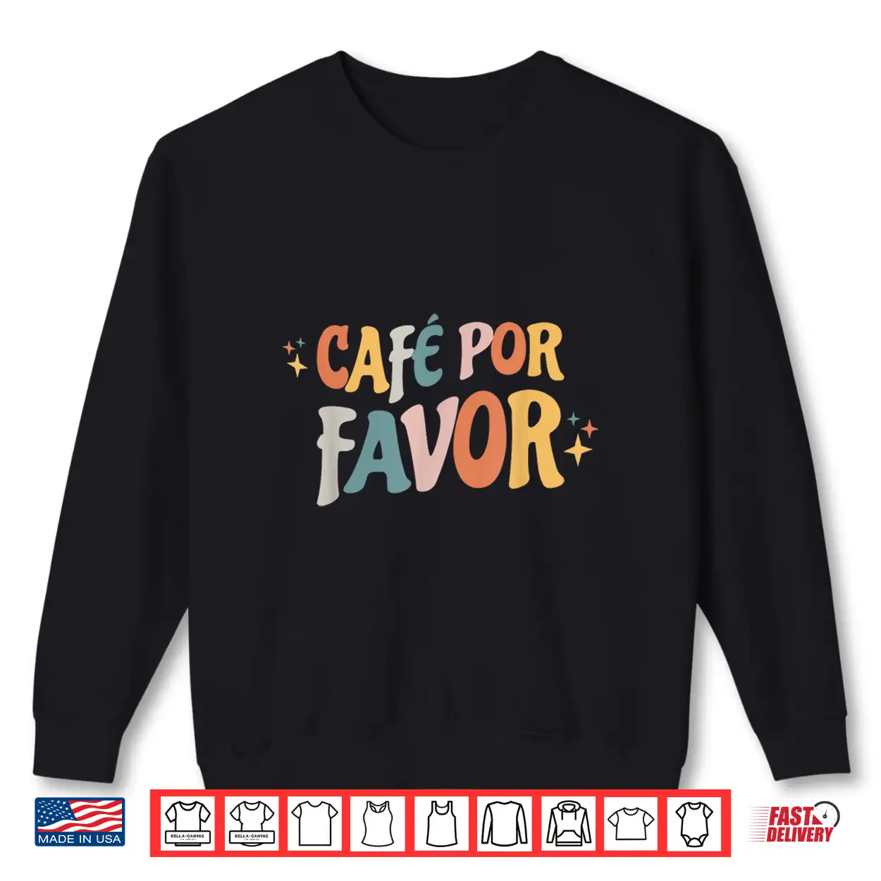 Café Por Favor Spanish Coffee Cafecito Shirt Café Por Favor Spanish Coffee Cafecito Shirt
